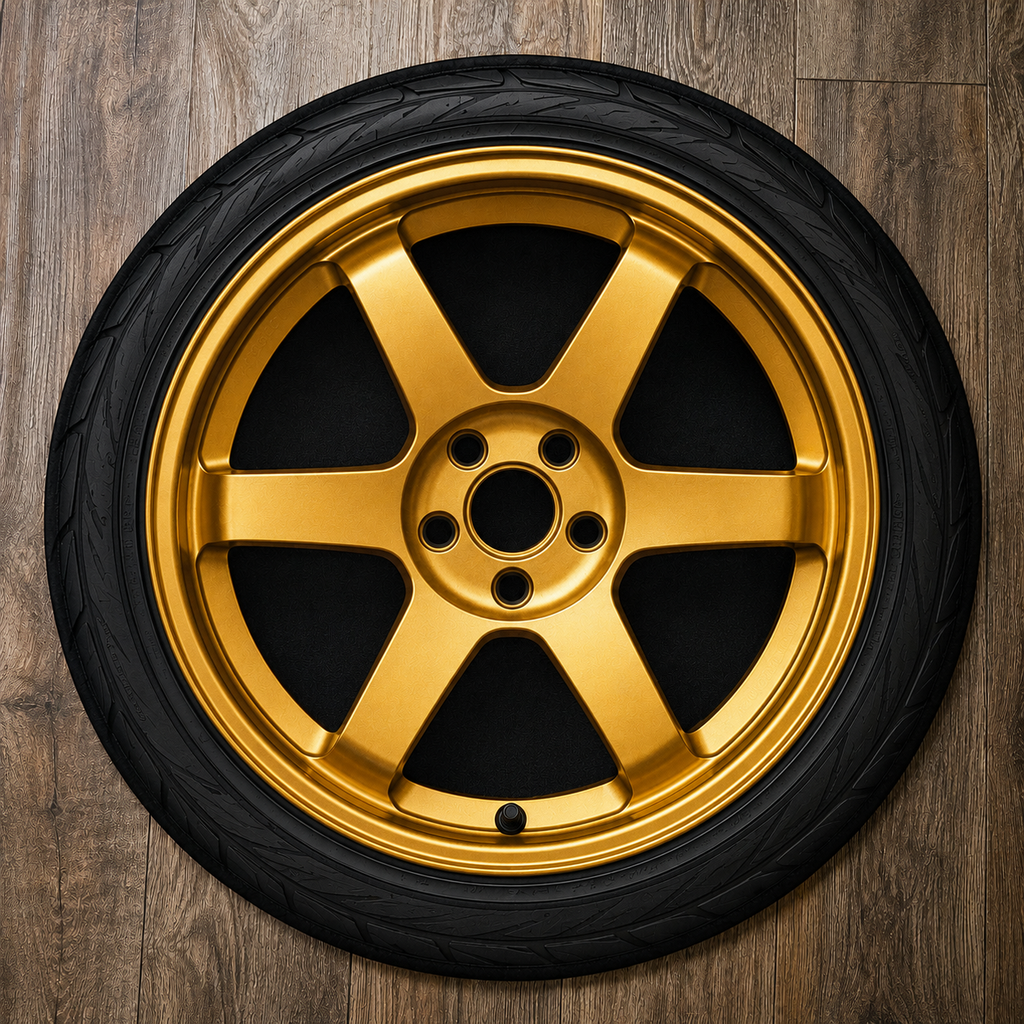 Tapis de Sol Gaming & Simracing Premium — Collection "Jantes Légendaires"